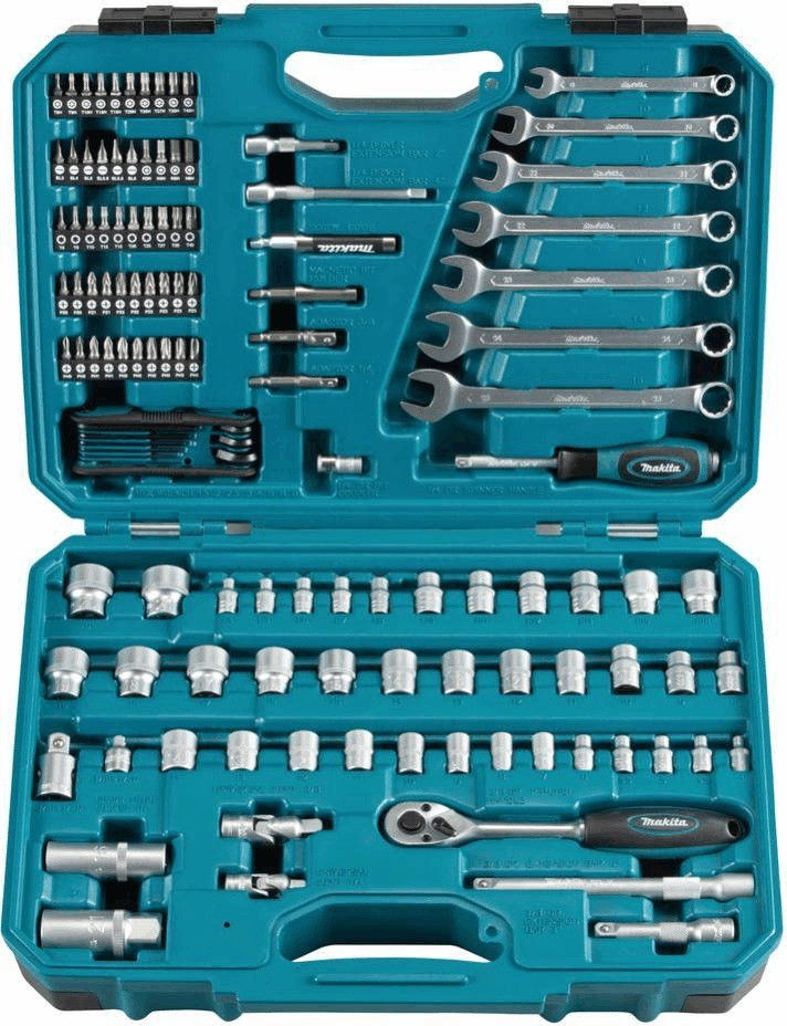 Makita 120 részes Szerszámkészlet műanyag kofferben termék fő termékképe