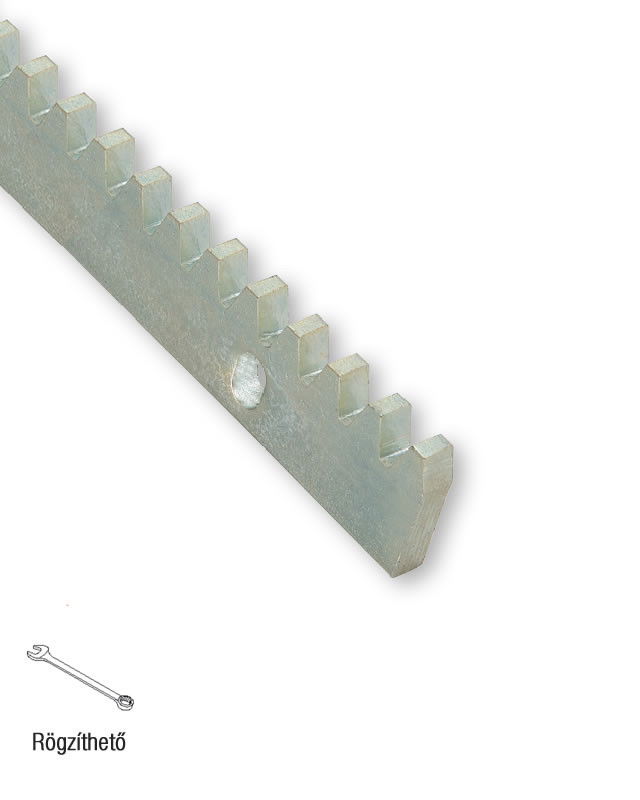 art. 807 Fogasléc 30*8mm hegeszthető, horganyzott termék fő termékképe
