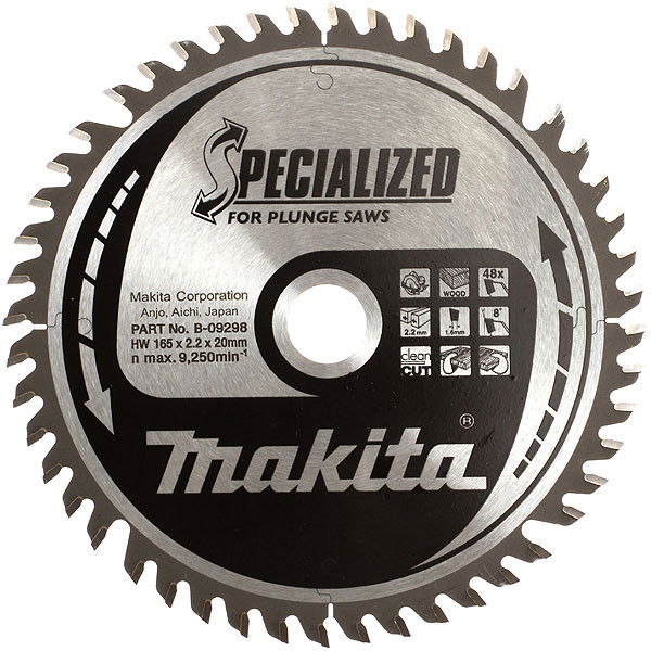 Makita SPECIALIZED Körfűrésztárcsák Merülő Körfűrészekhez termék fő termékképe