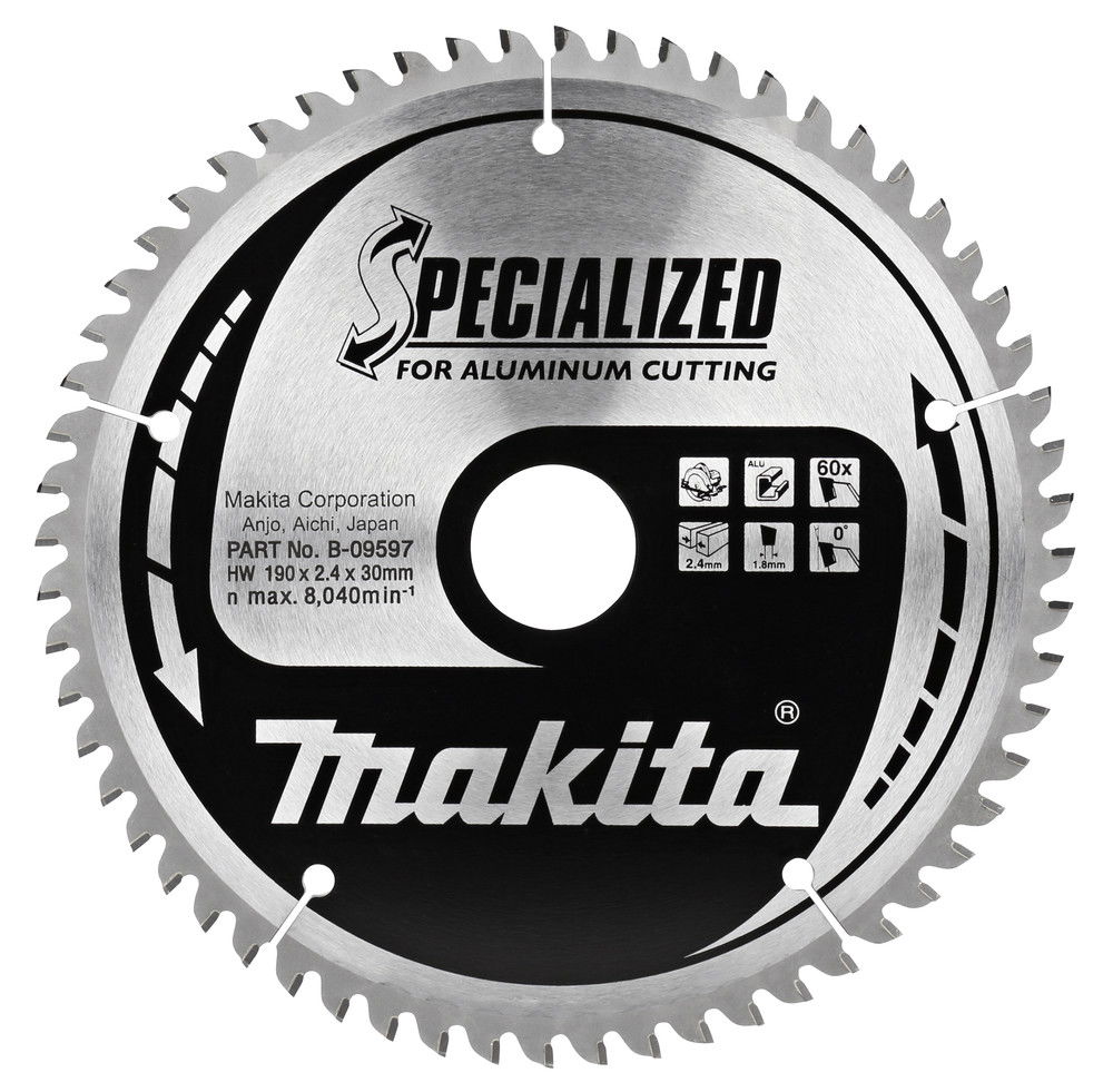 Makita SPECIALIZED Körfűrésztárcsák Alumínium Vágásához termék fő termékképe