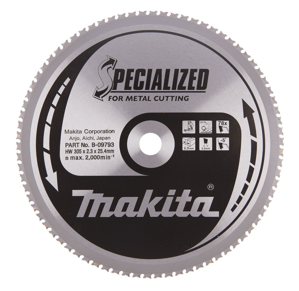 Makita SPECIALIZED Körfűrésztárcsák Fém Vágásához termék fő termékképe