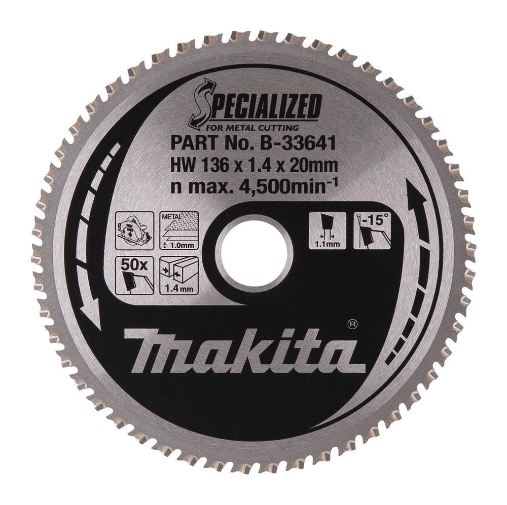 Makita SPECIALIZED Körfűrésztárcsák Fém Vágásához termék fő termékképe