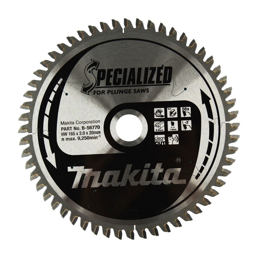 Makita SPECIALIZED Körfűrésztárcsák Merülő Körfűrészekhez termék fő termékképe