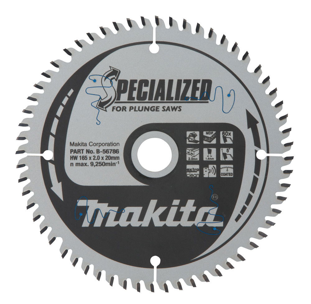 Makita SPECIALIZED Körfűrésztárcsák Merülő Körfűrészekhez termék fő termékképe