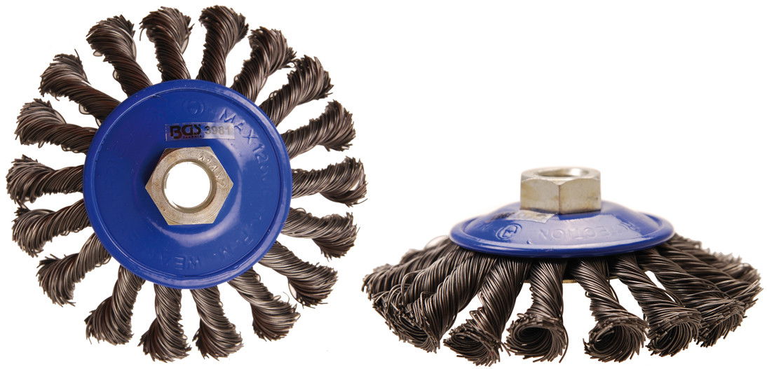 BGS Drót Tányér csiszoló fonott 115 mm termék fő termékképe