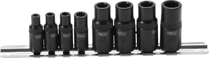 BGS Menetfúró-befogó készlet | 1/4" / (3/8") mágneses | 8 darabos termék fő termékképe