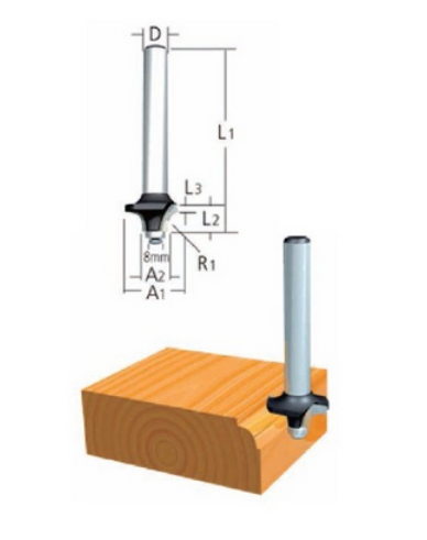 Makita Kerekítő kés termék fő termékképe