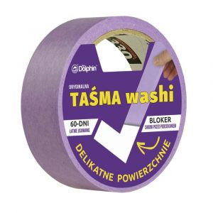Dolphin Washi Szenzitív Maszkolószalag 29mm*25m, Lila, 60 Napos Rizspapír termék fő termékképe