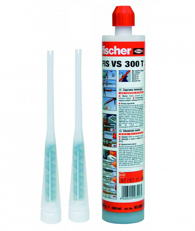 Fischer FIS VL 300 T 300ml 2 Komponensű Menetrögzítő Dübel Ragasztó +2 Csőr termék fő termékképe