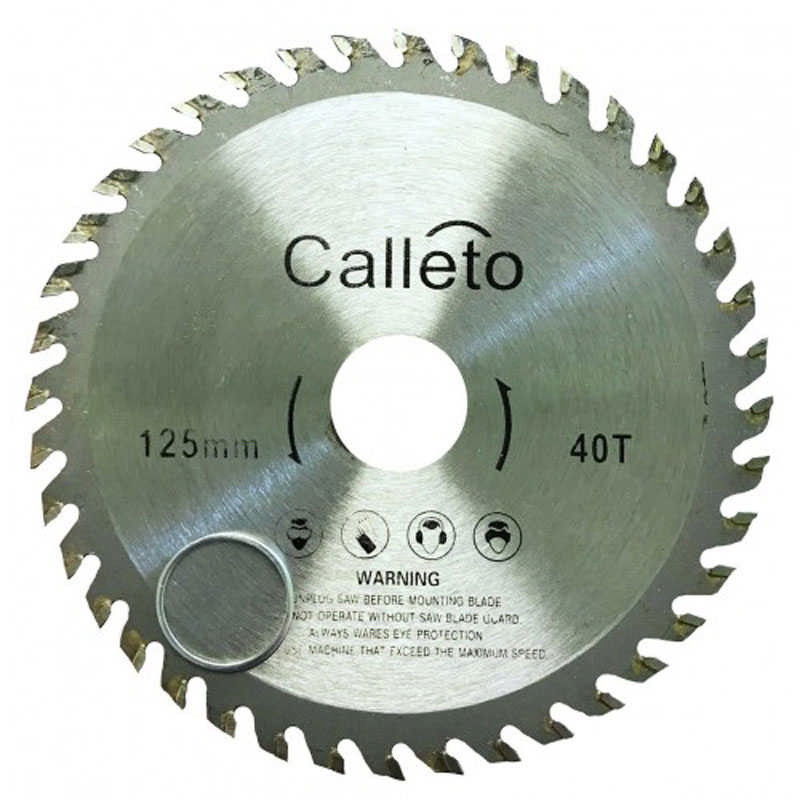 Calleto Körfűrész tárcsa körfűrészlap 125*22,2 mm, Z40, fához, vídiás termék fő termékképe