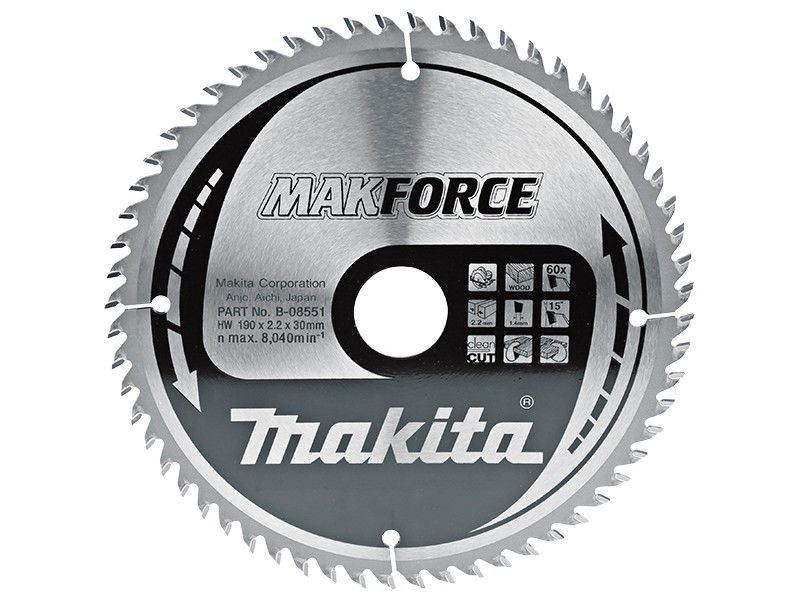 Makita MAKFORCE Körfűrésztárcsák Fához termék fő termékképe