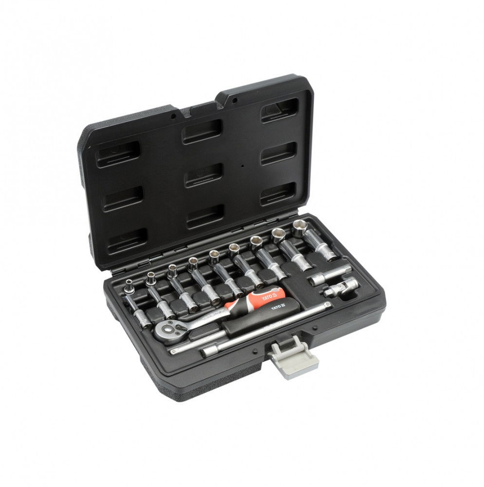 YATO Dugókulcs készlet 23 részes 1/4 col 4-13-ig termék fő termékképe