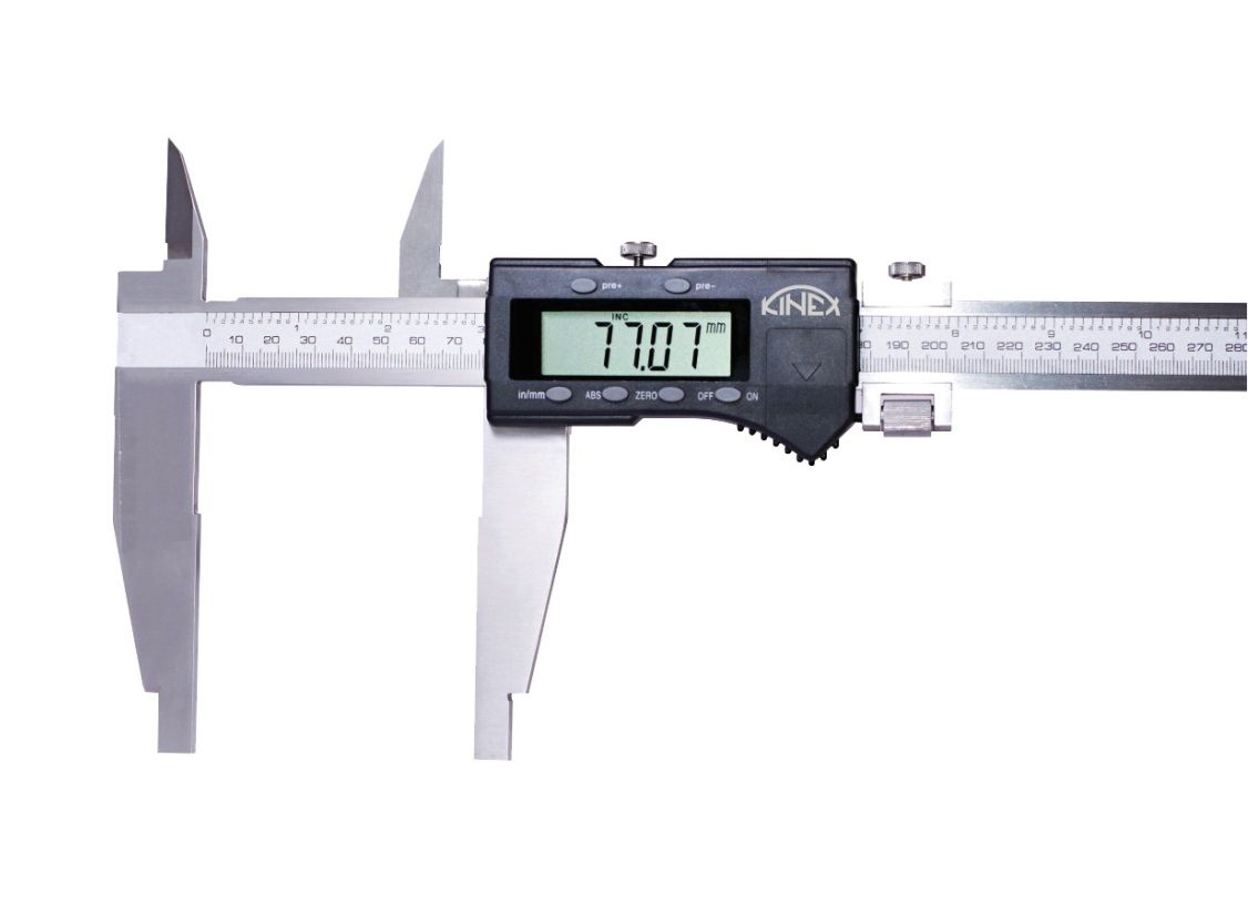 Kinex K-Met Digitális Tolómérő, Kétoldalas 500*125/0,01 mm Finomállítóval termék fő termékképe