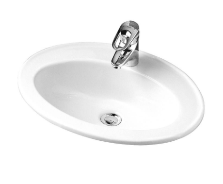 Alföldi 4171 középen fúrt, 53*44cm-es beépíthető mosdó termék fő termékképe