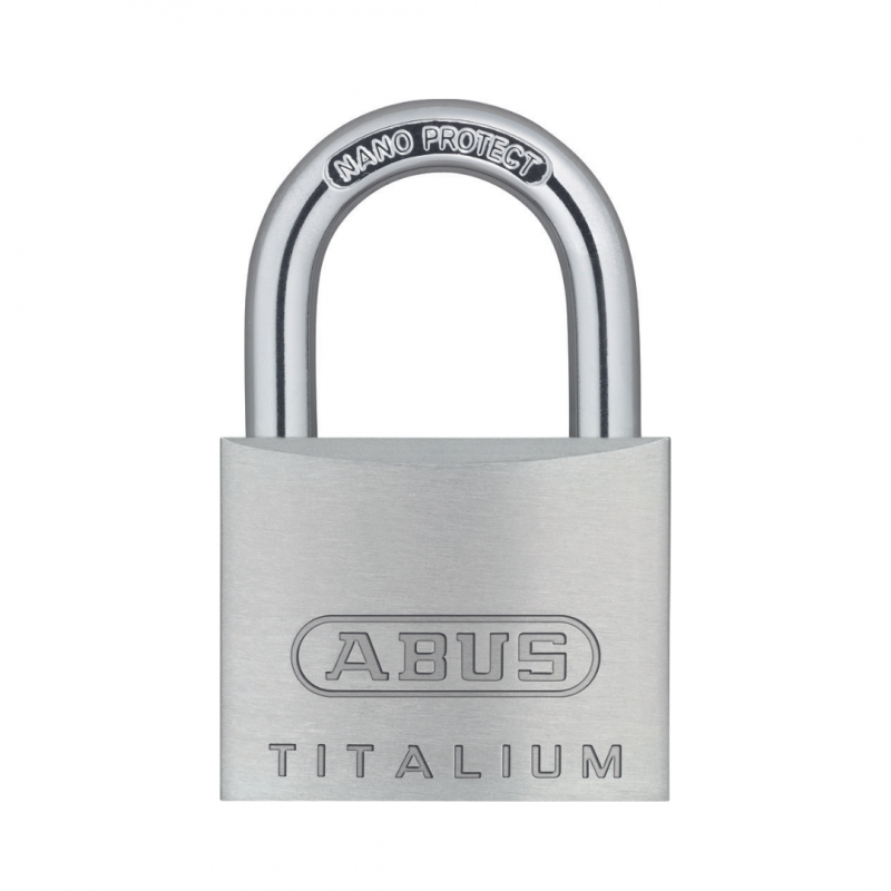 ABUS Lakat Titalium 40 mm 727 Egyforma Kulcsos 2 db  Edzett Kengyel Normál Vágott Kulcs 6416 Zárlat termék fő termékképe