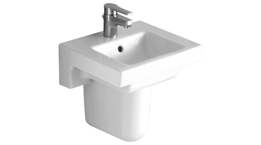 Alföldi 5102 R1 (easyplus) középen fúrt 45x37cm-es kézmosó termék fő termékképe
