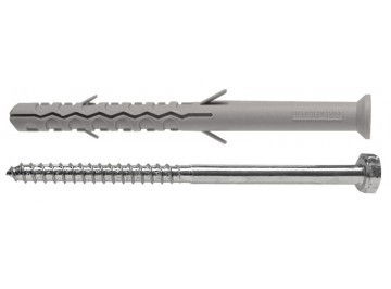 Állványrögzítő műanyag tipli csavarral termék fő termékképe