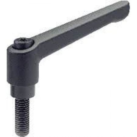 Alumínium Szorító Kar A593 065/075 mm Apa M8*60 mm Fekete termék fő termékképe