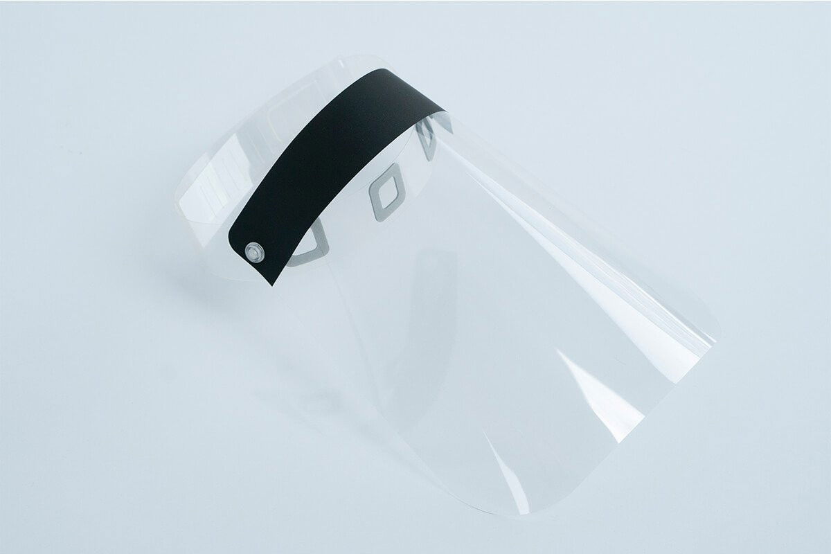 Cerva B2B Arcvédő Szivacsos Pánttal Plexi termék fő termékképe