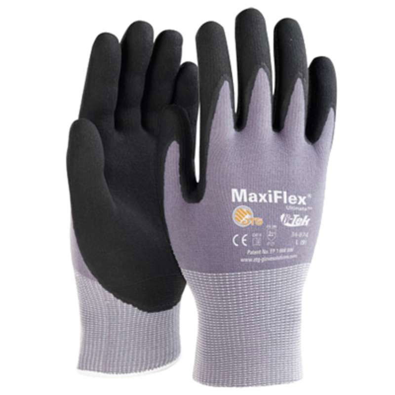 ATG MaxiFlex Ultimate Mártott Munkavédelmi Kesztyű VE144 EN388 Nitril 34-874 termék fő termékképe