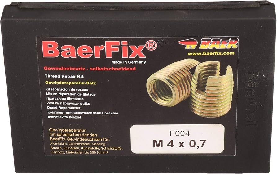 BaerFix Menetjavító Készlet M4*0,7 - ECO termék fő termékképe