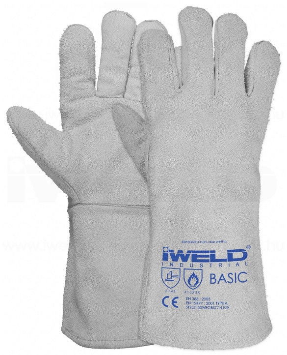 IWELD Hegesztő védőkesztyű, BASIC bélelt 14" (WEGBSC-1410-N) termék fő termékképe