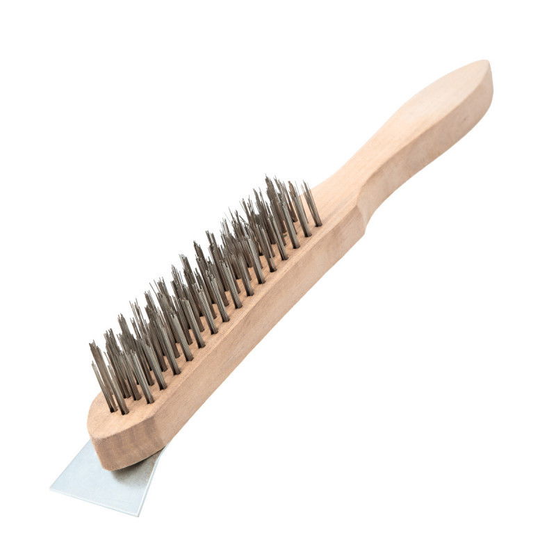 Beorol Fanyelű Drótkefe Festékaparóval 4 Soros termék fő termékképe