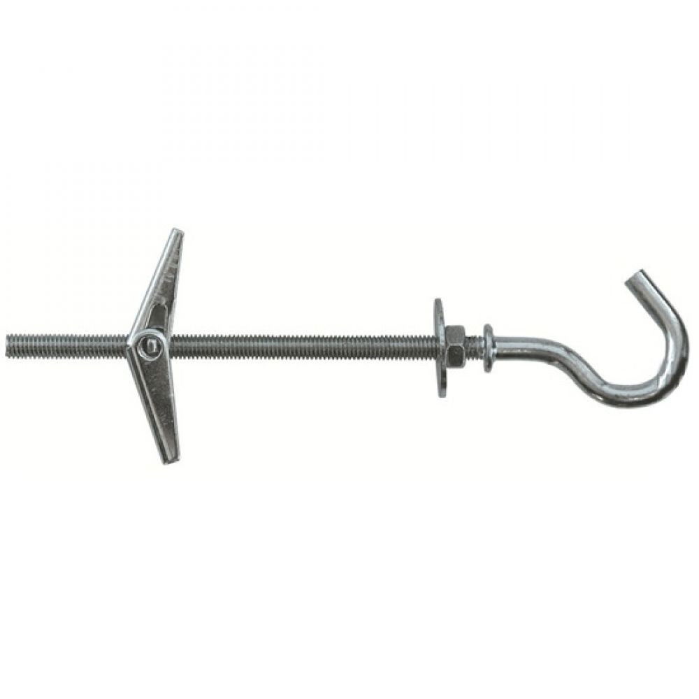 Rugós Szétnyíló Billenőhorog Kampóval M4*75 mm SPO 475 (anya+alátét)   Gipszkartonhoz termék fő termékképe