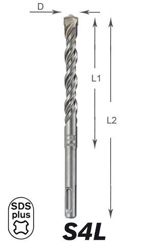 Bosch Pro Longlife SDS Plus 5X Betonfúró 4 Élű Spirálos termék fő termékképe