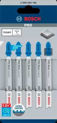 Bosch Pro Metal Medium Fém T121AFC Dekopírlap Szúrófűrészlap 92*1,2 mm BIM 1-3 mm Anyaghoz termék fő termékképe