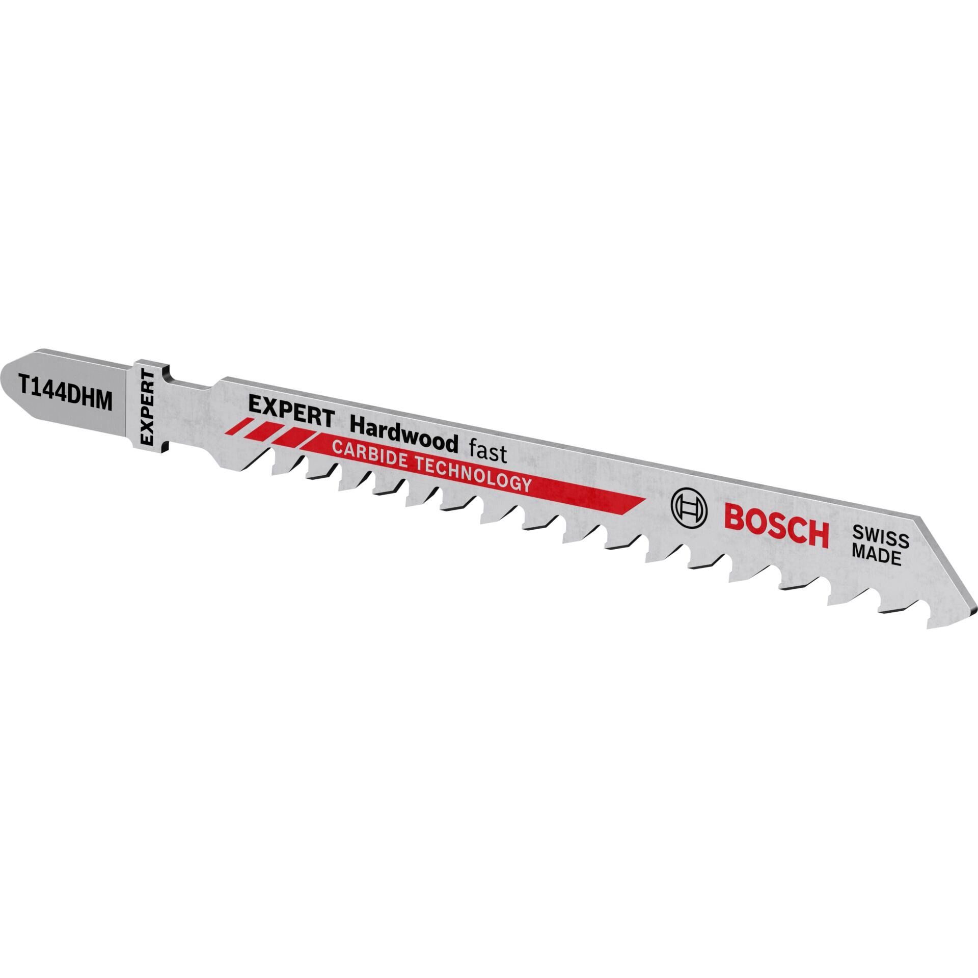 Bosch Expert Hardwood Fast Carbide  Dekopír, Szúrófűrészlap T144DHM  100*3,5-5 mm Keményfába  5-50 mm Anyaghoz termék fő termékképe