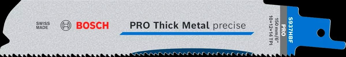 Bosch Pro Thick Metal S937HBF Orrfűrészlap 150*25 mm Vastag Falú Fémcsövek és -Profilok Hosszú Élettartam termék fő termékképe