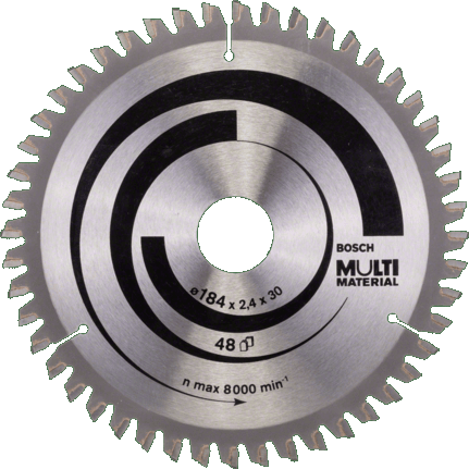 Bosch Pro Multi Material Keményfémlapkás Körfűrészlap Fához, Fémhez, Műanyaghoz termék fő termékképe