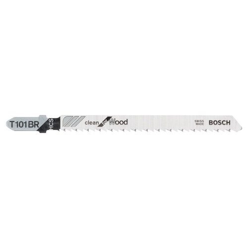 Bosch T101BR Clean For Wood HCS Szúrófűrészlap Dekopírlap 100/74*2,5 mm 3-30 mm Fához Lefelevágó termék fő termékképe