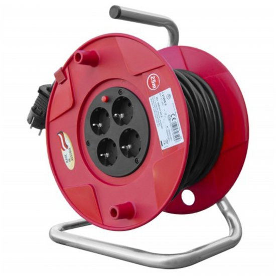 Brennenstuhl Beltéri Fekete Műanyag BAT IP20 Kábeldob 50 m termék fő termékképe