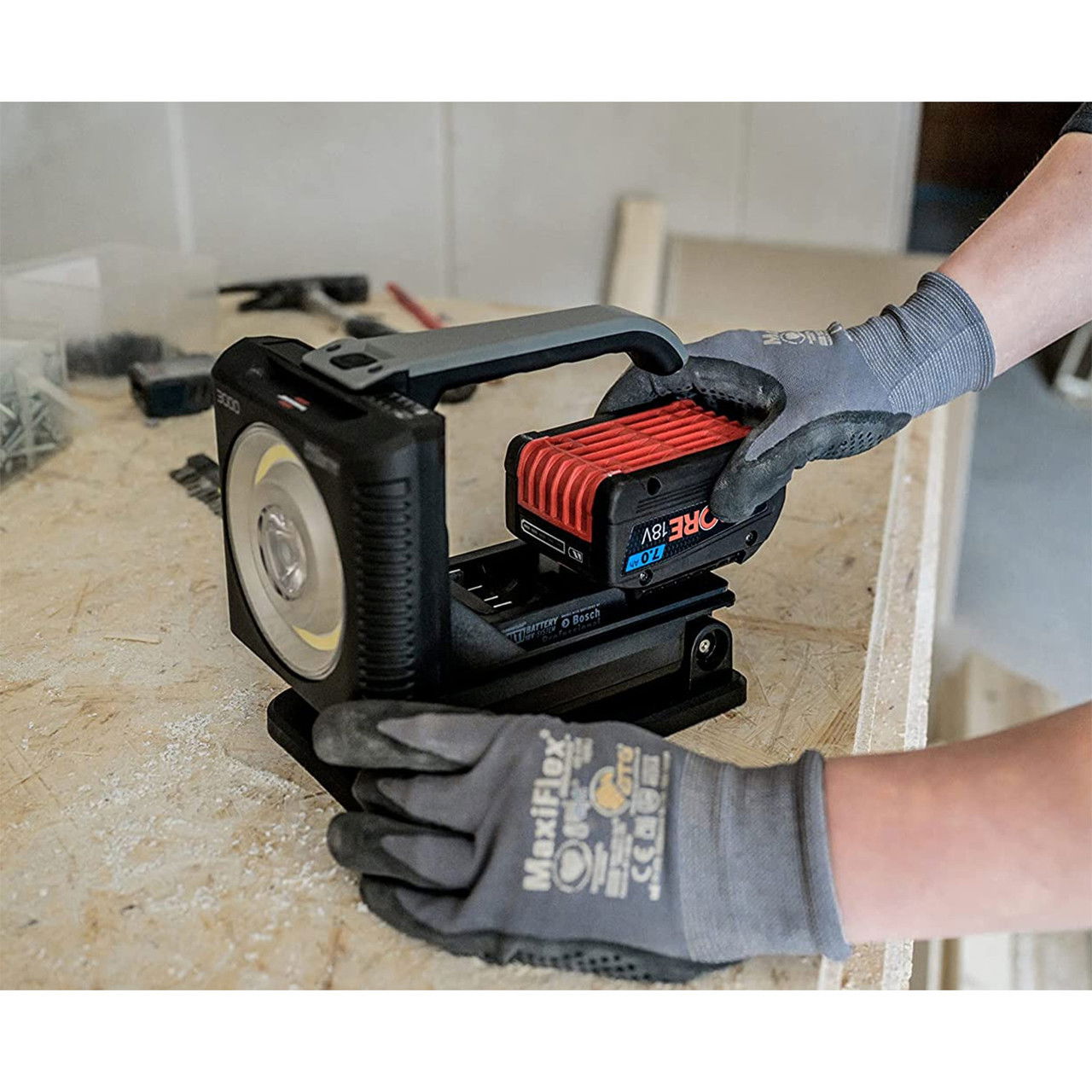 Brennenstuhl Multi Battery 18V LED Kézilámpa HL 3000 1140+  2160 Lumen IP54 termék fő termékképe