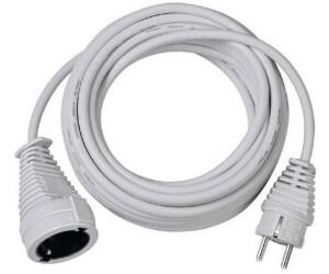 Műanyag Lengőhosszabbító Fehér H05VV-F 3G1,5 Földelt Dugalj, Fekete, 3m termék fő termékképe