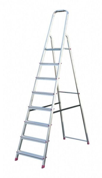 Krause CORDA egy oldalon járható lépcsőfokos háztartási állólétra, 8 fokos termék fő termékképe