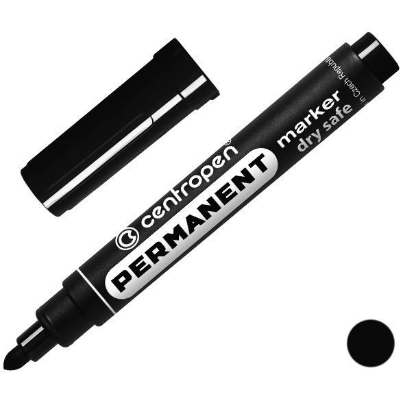 Centropen Alkoholos Filc Fekete Kerek Hegy termék fő termékképe