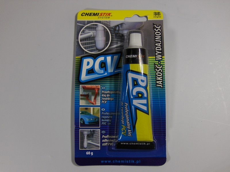 Chemistik PCV Kemény Műanyag Ragasztó 60g 1/24 termék fő termékképe