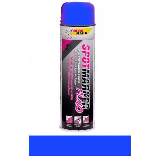 Motip COLORMARK SPOTMARKER kézi és gépi jelölőfesték, fluor Kék, 500 ml termék fő termékképe