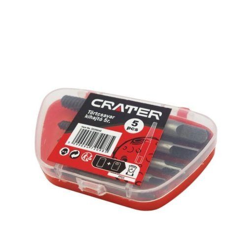 Crater Törtcsavar Kihajtó Készlet 5 Részes Műanyag Dobozban termék fő termékképe