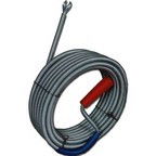 Csőtisztító spirál/görény Tisztító körömmel, kézi tekerővel termék fő termékképe