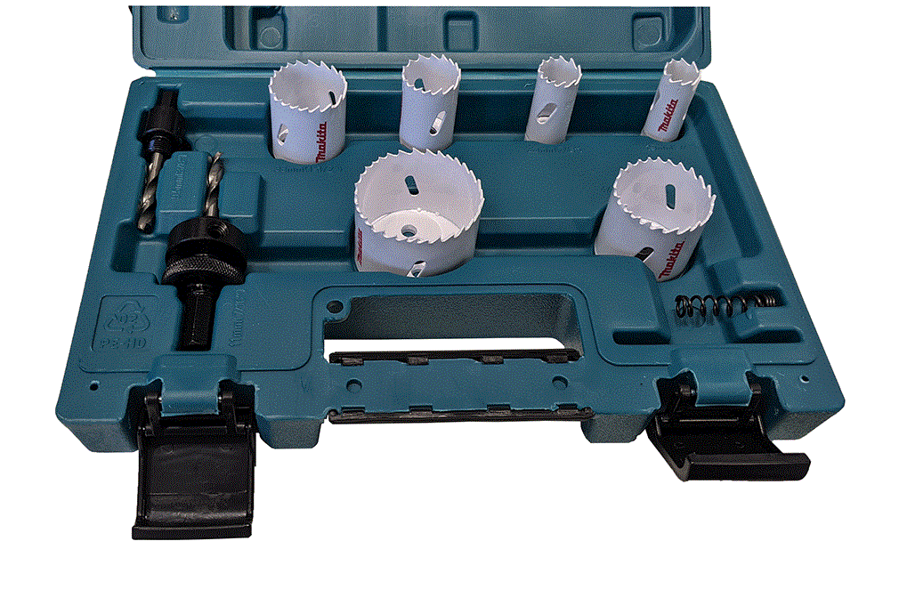 Makita Bimetál körkivágó készlet 9db-os 19-57 mm vízvezetékszerelőknek termék fő termékképe