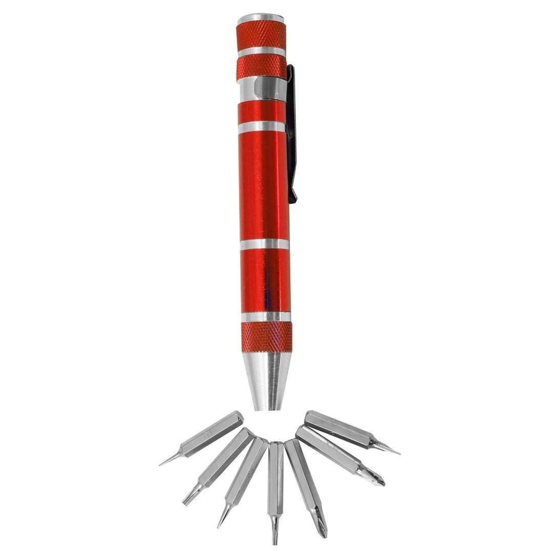 DEKTON Precíziós Műszerész Bitbefogású Mini Csavarhúzó, Toll Alakú, 9 db termék fő termékképe