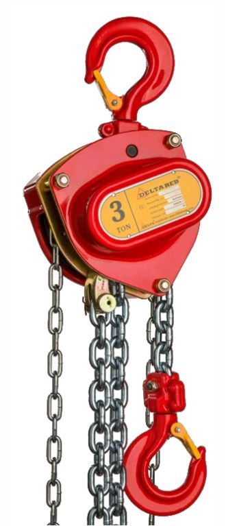 Delta Red Emelő Kézi Láncos 0,5 T - 20T  3 m Emelési Magasság Túlterhelésgátló Nélkül 2,5 m Kezelőlánc termék fő termékképe
