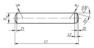 DIN6325 Illesztőszeg Edzett termék fő termékképe