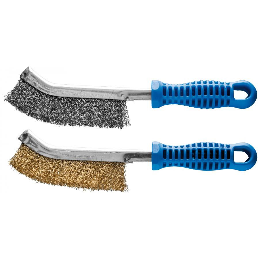 Uni Acél Univerzális Kézikefe 1 Soros 260/0,3 Hullámos Műanyag Nyél termék fő termékképe