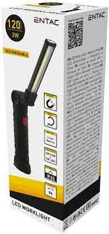 Entac Szerelőlámpa Újratölthető Kinyitható COB 180° termék fő termékképe