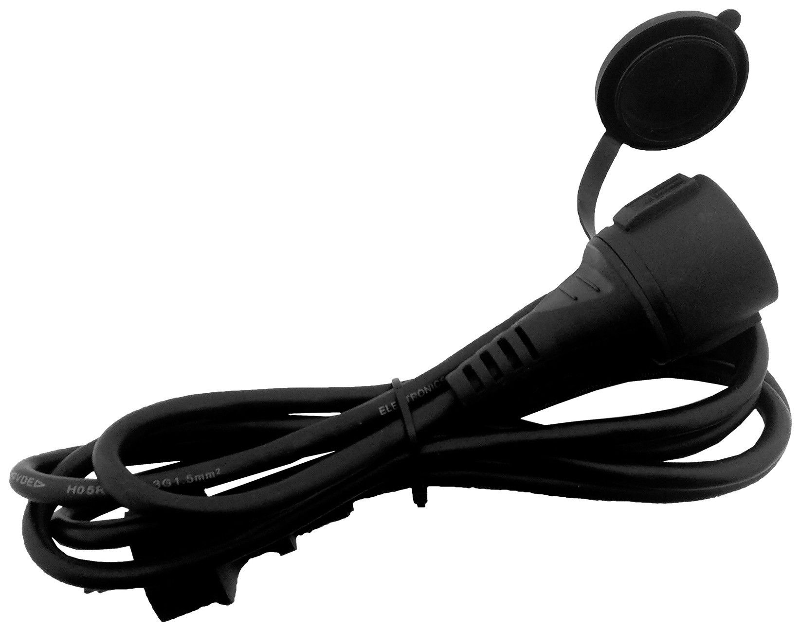 Entac Lengő hosszabbító IP44 30 m Fekete termék fő termékképe